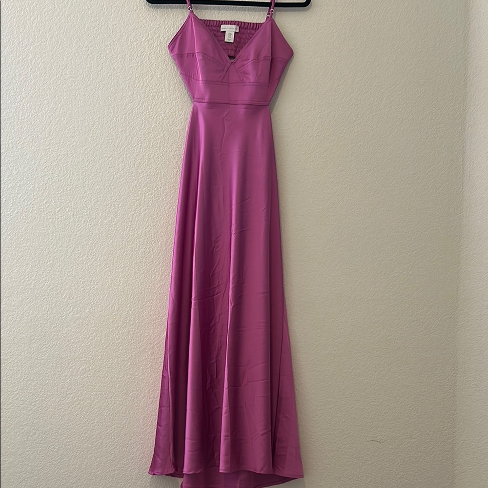Elegant Pink Maxi Dress